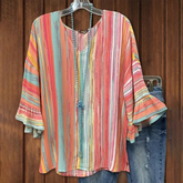 StripeMagic V-Neck