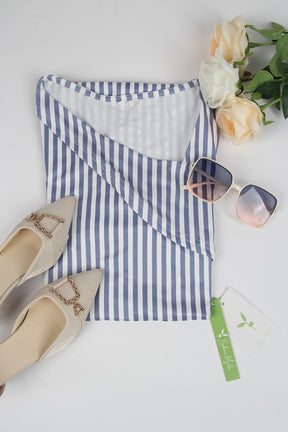 Stripe magic mini dress