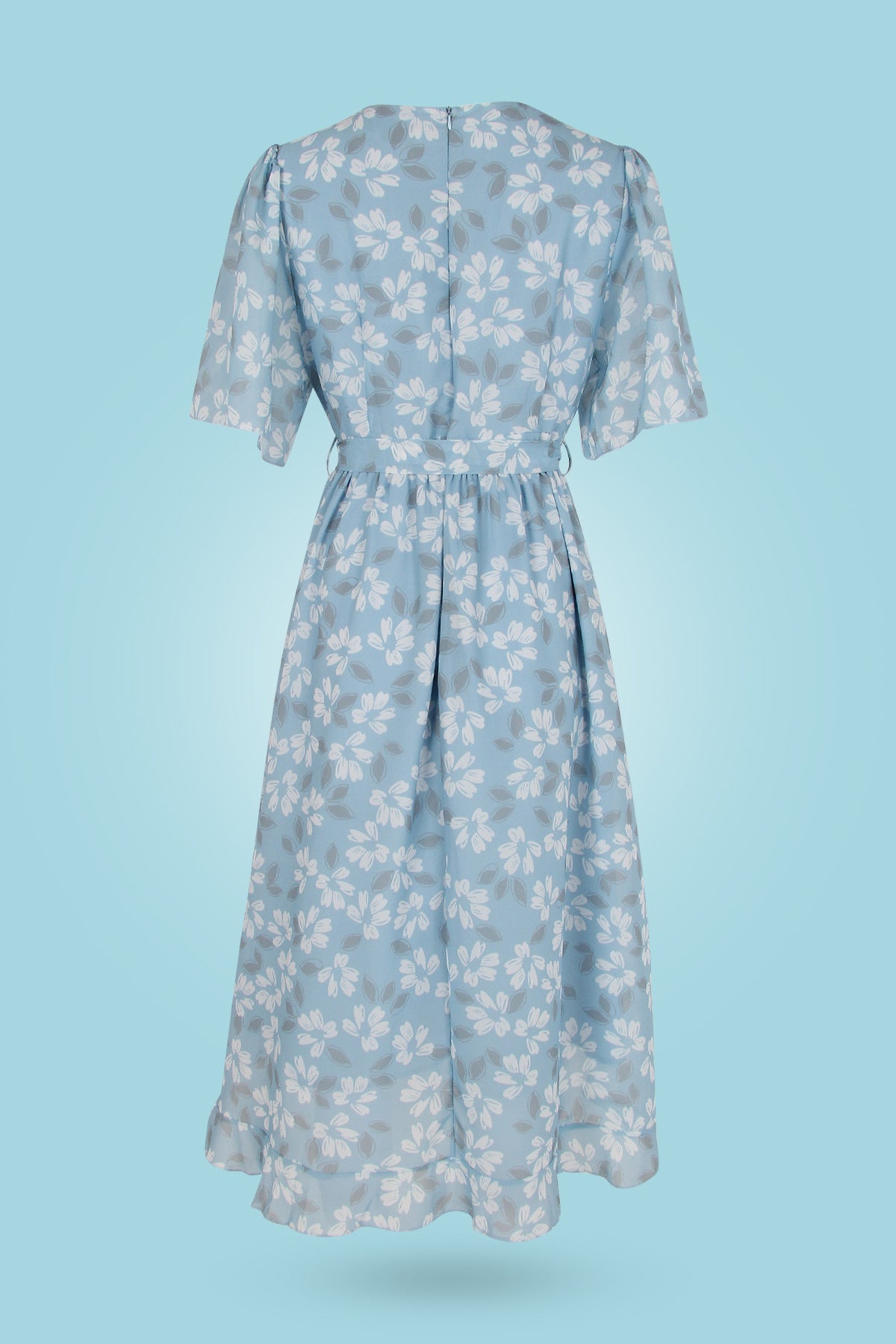 Flower Sky Midi Dress