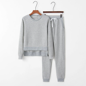 Zimtstern® - Lounge Chic Stylish grey two-piece for cold days 