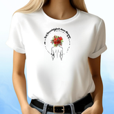 First justice then flowers T-shirt