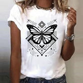 Wing Shape Tee Top