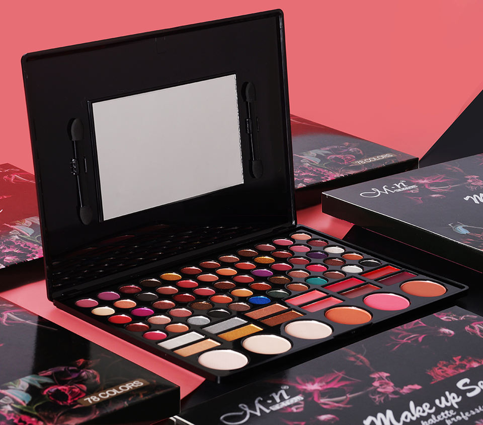 B•M®✗M•n® - 78 Colors Shadow Palette Set