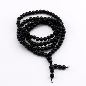 NaturProdukt® - Black Obsidian 108 Beads Buddha Bracelet