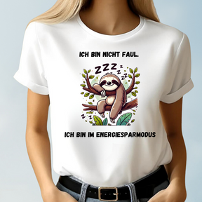 I'm not lazy. I'm in energy saving mode T-shirt