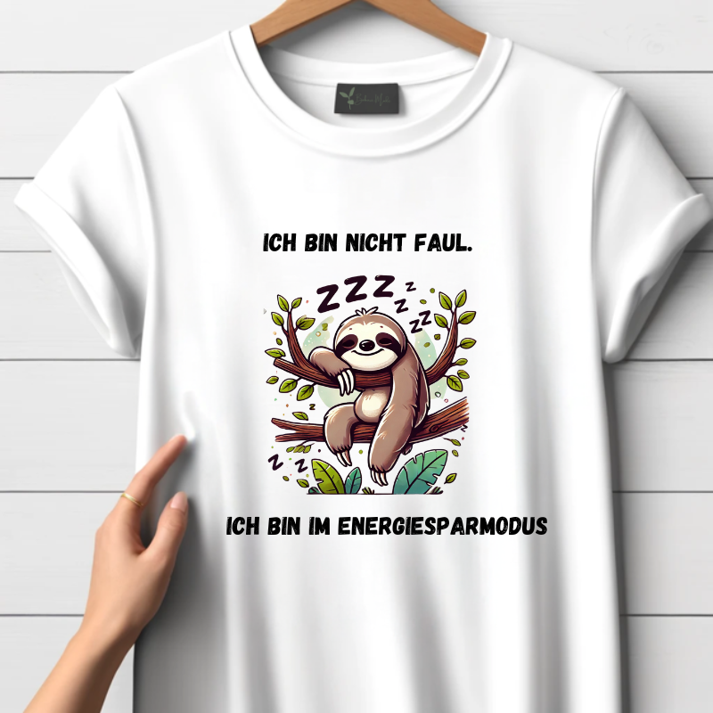 I'm not lazy. I'm in energy saving mode T-shirt