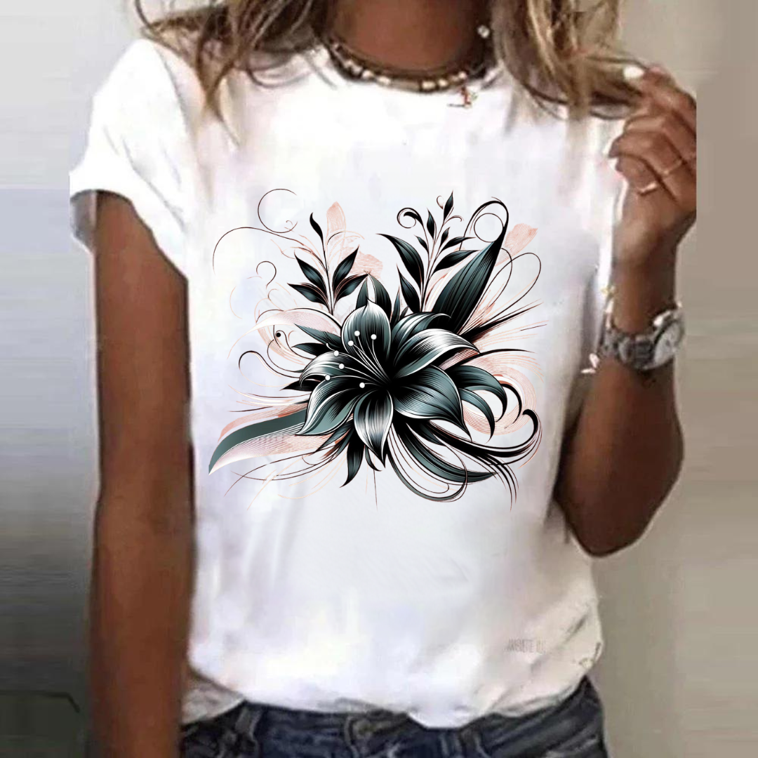 Midnight Petals Shirt