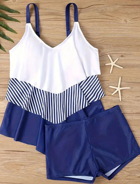 CabanaCouture® - Fresh Navy Print Swimwear