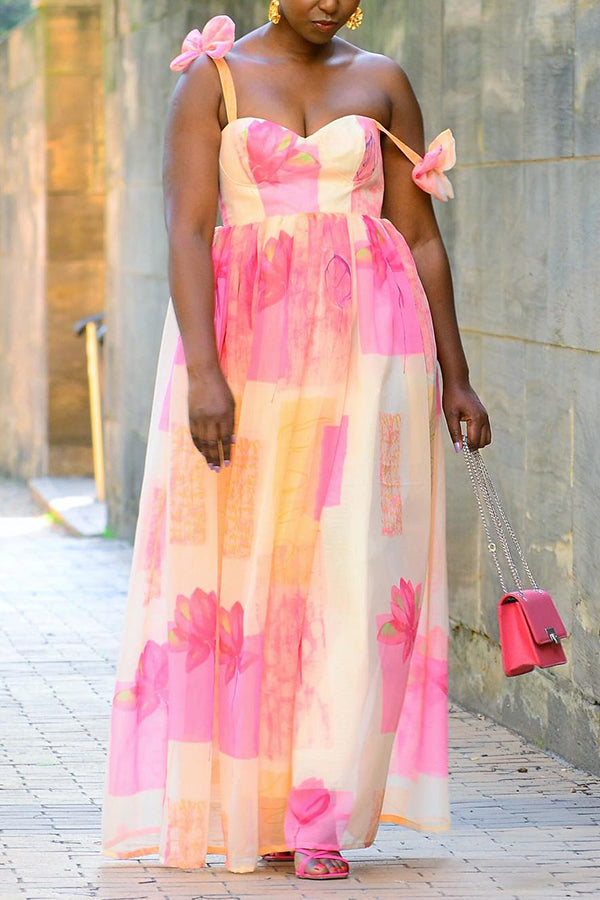 Elegance Tie-Dye Dress