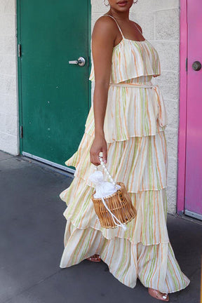 Summery striped cami