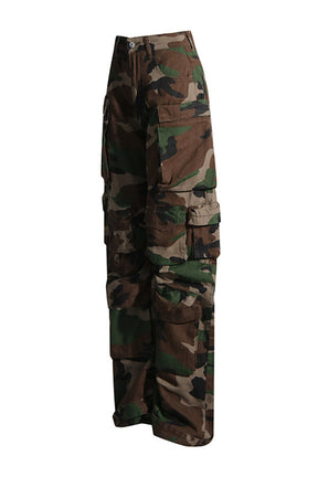 Urban camouflage chic pants