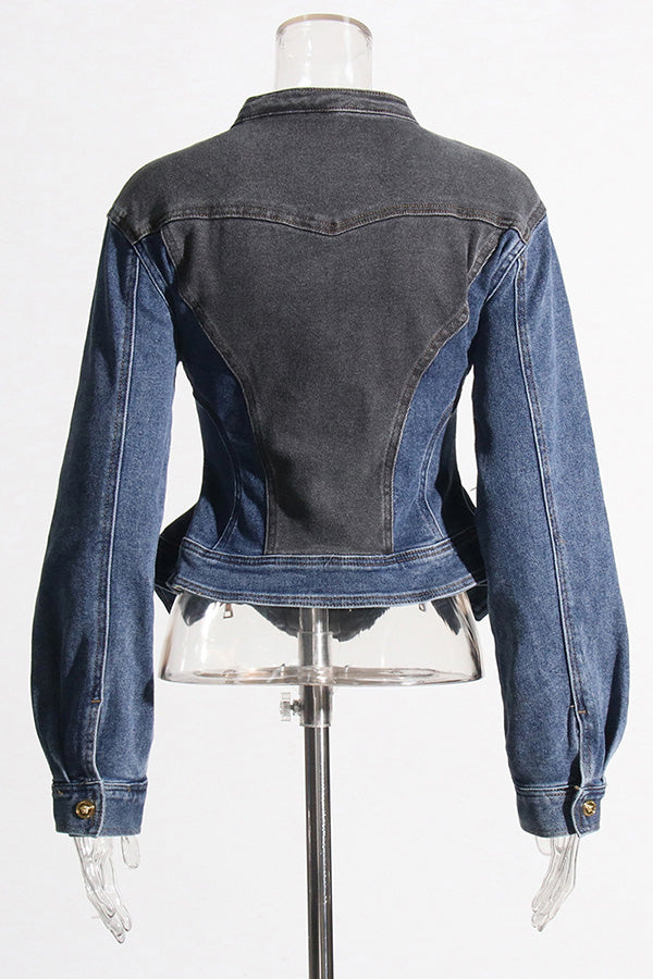 Denim chic two-tone