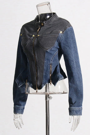 Denim chic two-tone