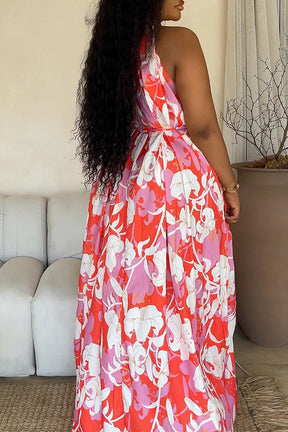 Tropical flair elegance dress