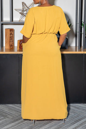 Elegance Wrap Dress Ensemble