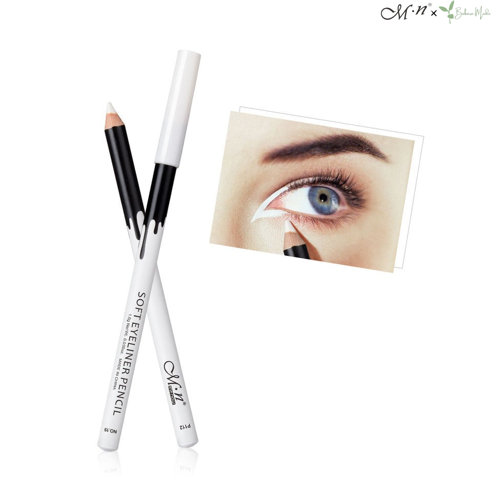 B•M®✗M•n® - Set of 12 white eyeliner pencils