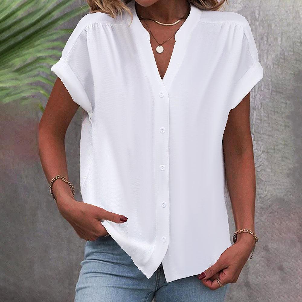 SpringStil® - Comfortable, plain short-sleeved top