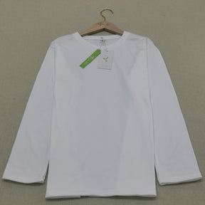 WinterStil® - White plain top with round neck