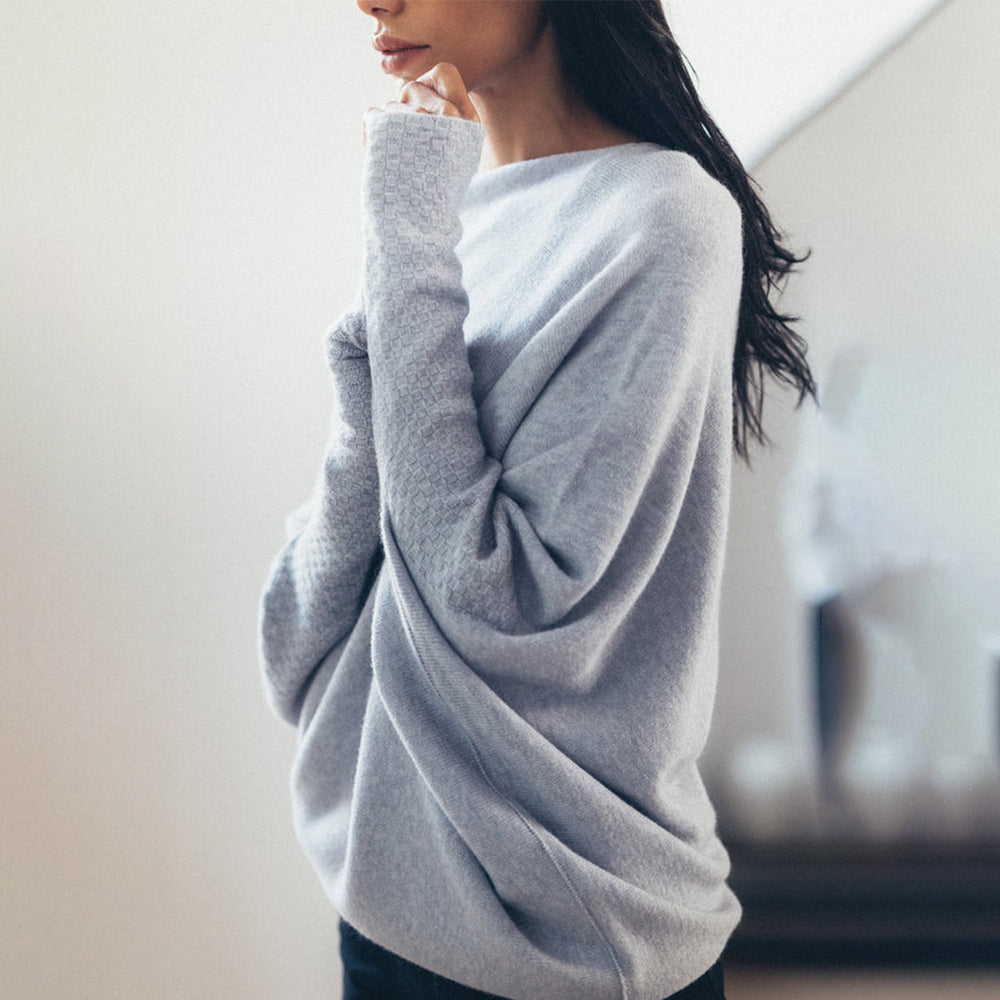 WinterStil® - Fluffy plain sweater with round neck