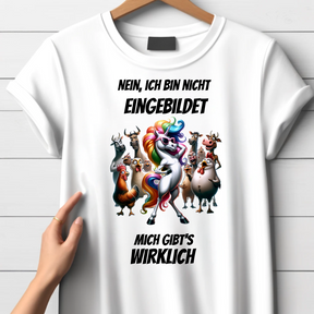 Nein, Ich Bin Nicht Eingebildet | Lustiges Einhorn-Shirt | Humorvolles Motiv | Statement Shirt für Damen | Perfekt für den Winter