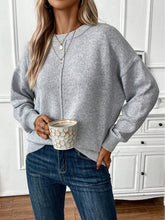 Grey Chic Long Sleeve Shirt