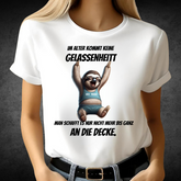 Faultier Statement Shirt | Lustiges T-Shirt mit Spruch | Humorvolles Design für den Alltag | Baumwollshirt für kalte Tage