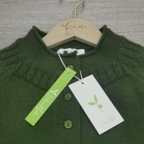 Naturlux® - Green plain long-sleeved sweater