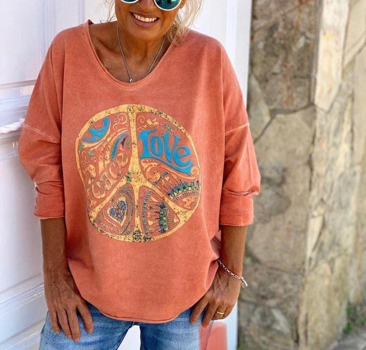 Naturlux® - Happy Days Orange Sweatshirt