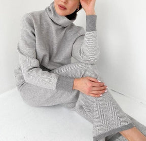 FallStil® - Good Feeling herringbone loungewear set