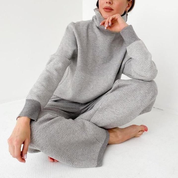 FallStil® - Good Feeling herringbone loungewear set