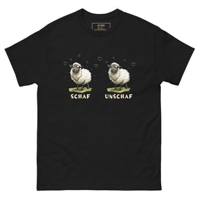 Schaf Unschaf | Lustiges Schaf-Shirt | Statement T-Shirt aus Baumwolle