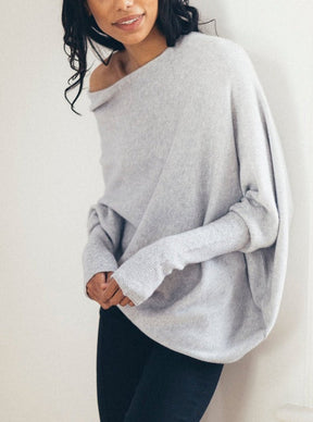 WinterStil® - Fluffy plain sweater with round neck