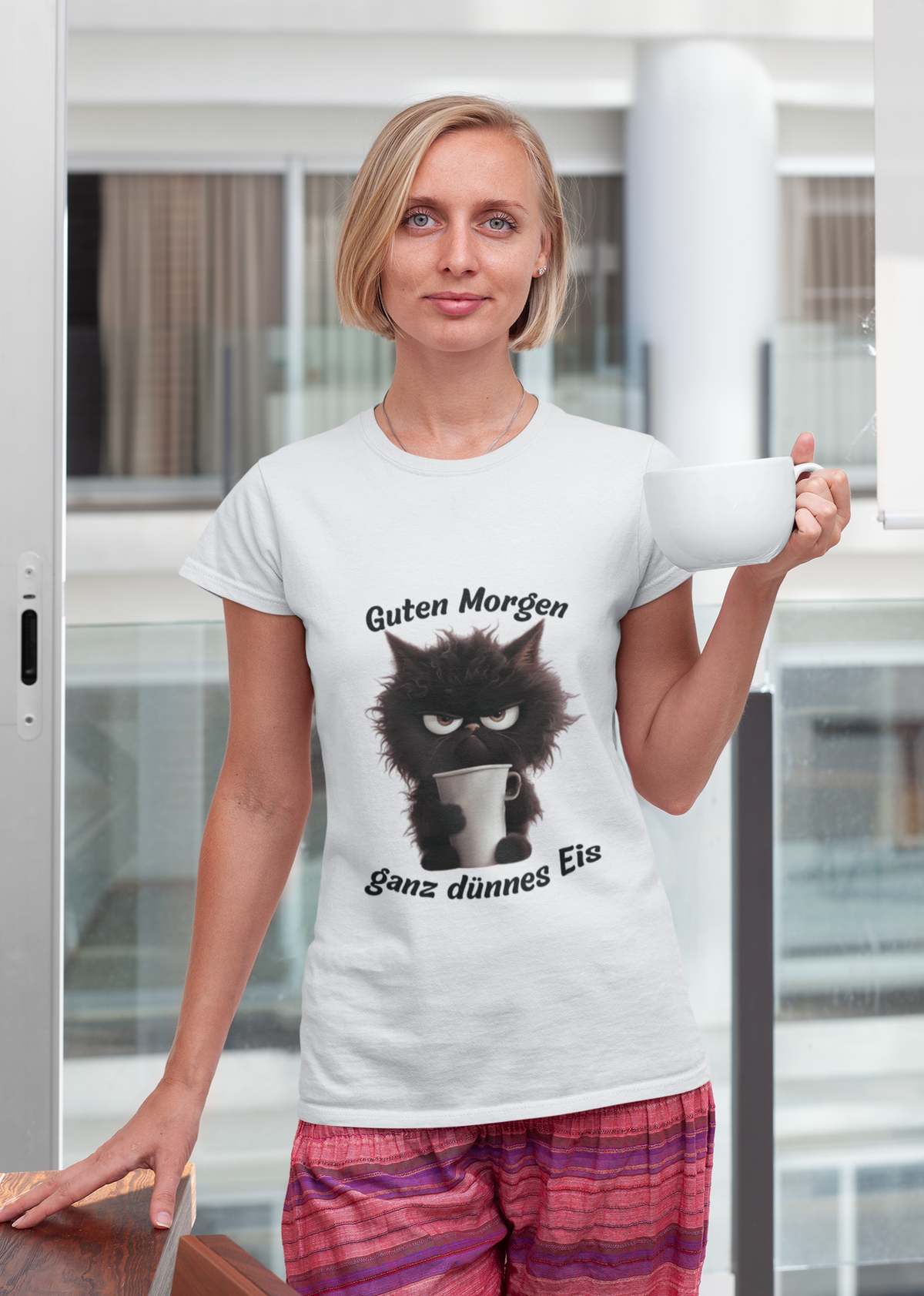 Good Morning Cat T-Shirt