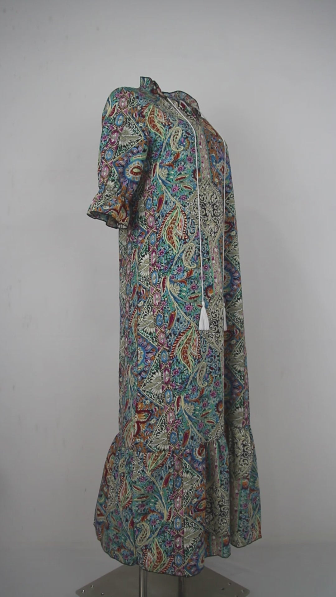 Paisley magic maxi dress