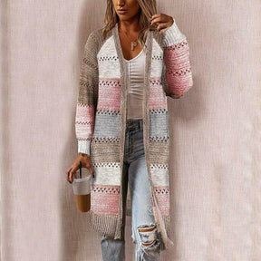 BMC® - Celestial Reverie Striped Casual Cardigan