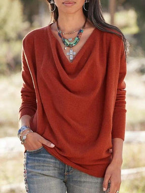 Naturlux® - You're getting warmer Cowl Neck Top