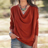 Naturlux® - You're getting warmer Cowl Neck Top